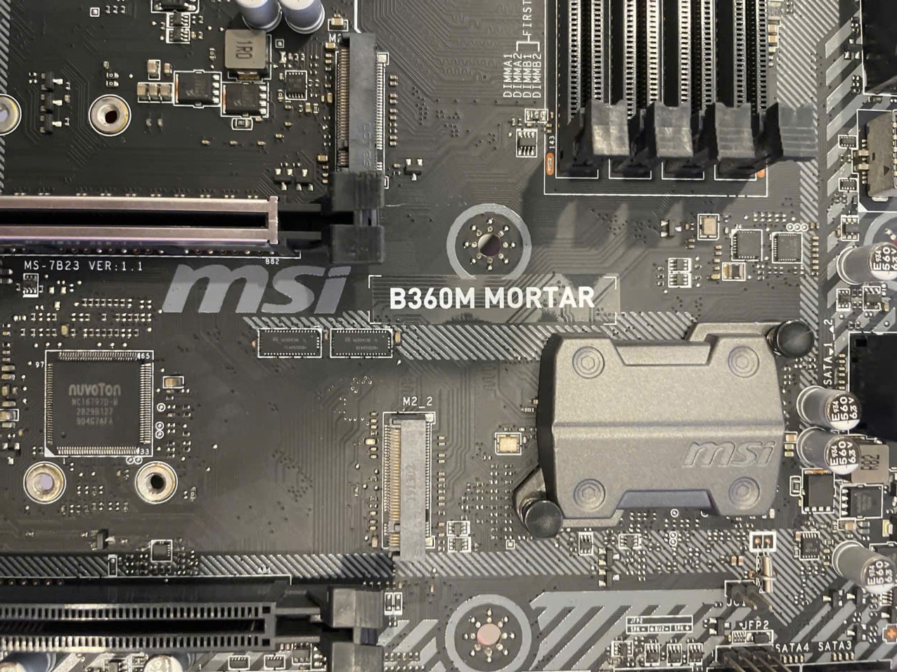 Main B360M MSI Mortar Gaming Intel thế hệ 8 9